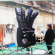 Image for article titled Watch A Life-Sized Gundam's Skeleton Legs Move